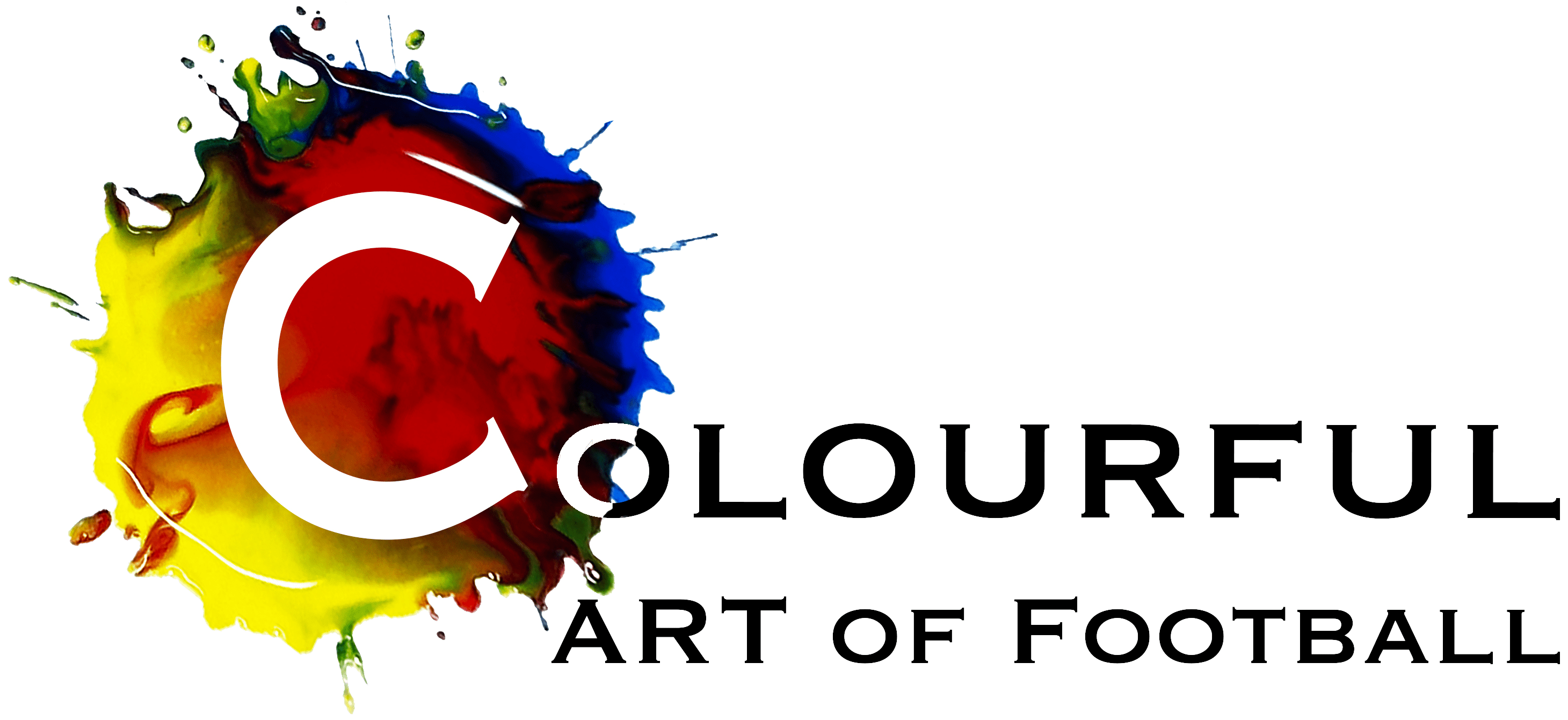 colourful art of football